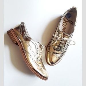 Sam Edelman Oxford Shoes 6.5 Gold
